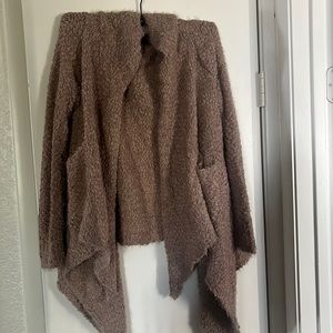 Pink lily chunky cardigan